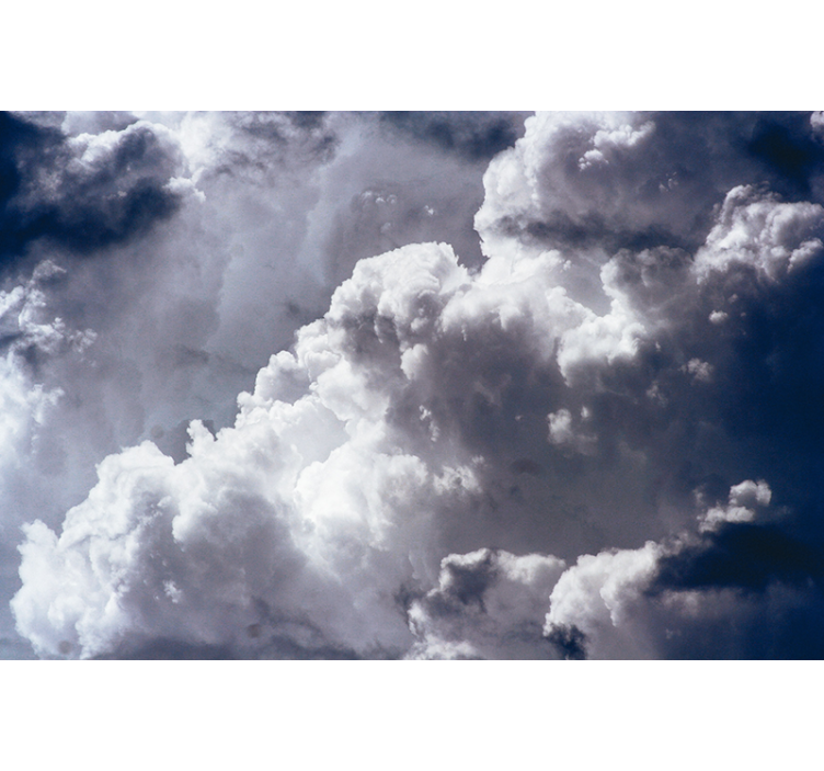 Dramatic Cloudscape sky wall mural - TenStickers