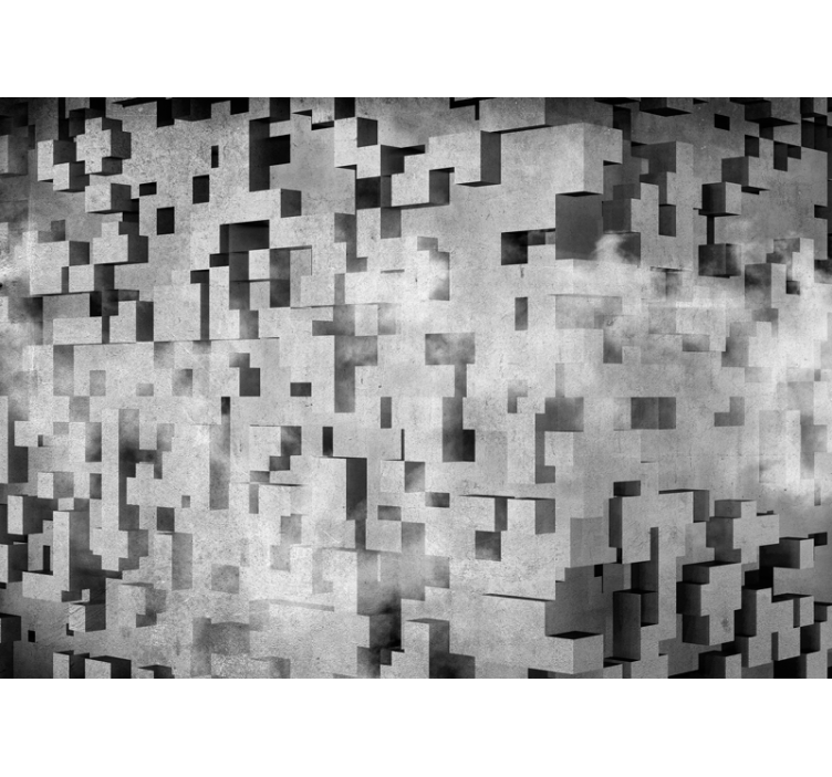 Texture and pattern wall mural modern geometric design - TenStickers