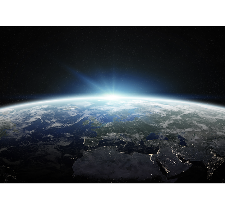 Space design planet earth space wall mural - TenStickers