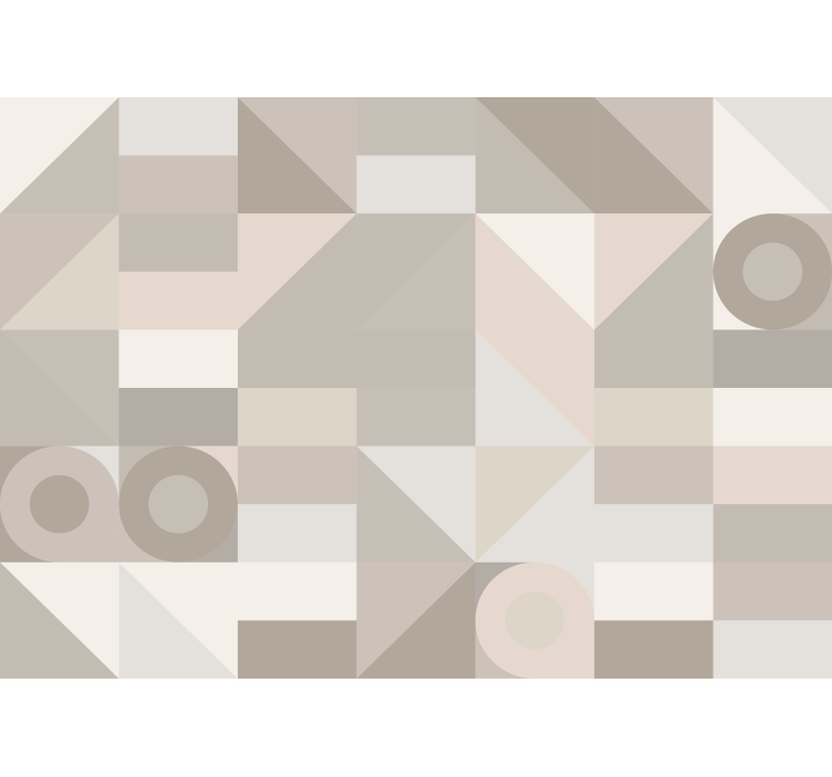 Texture and pattern wall mural geometric shapes - TenStickers