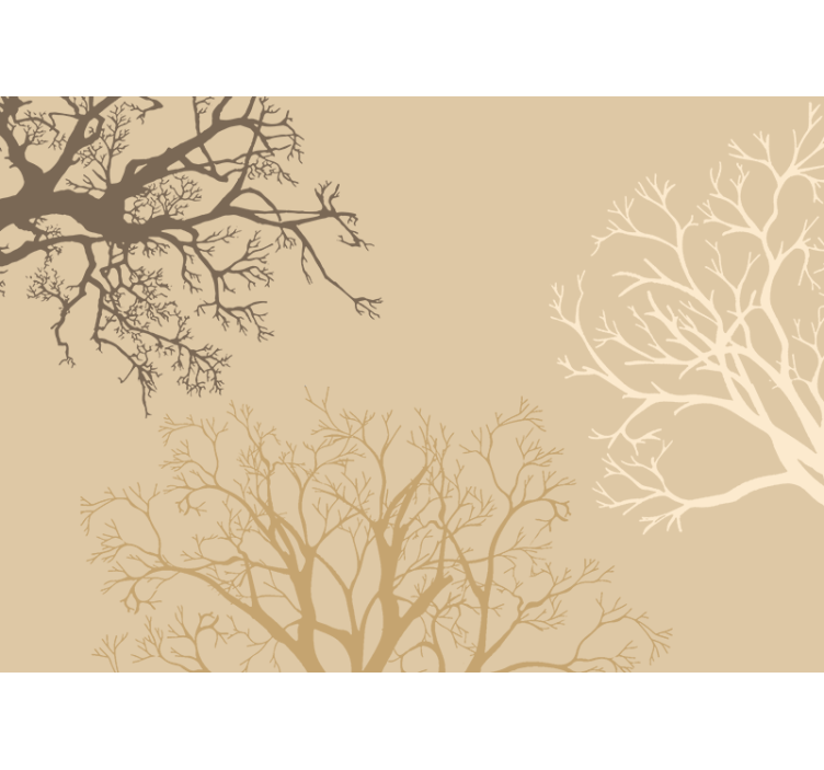 Elegant Branch Silhouettes tree mural - TenStickers