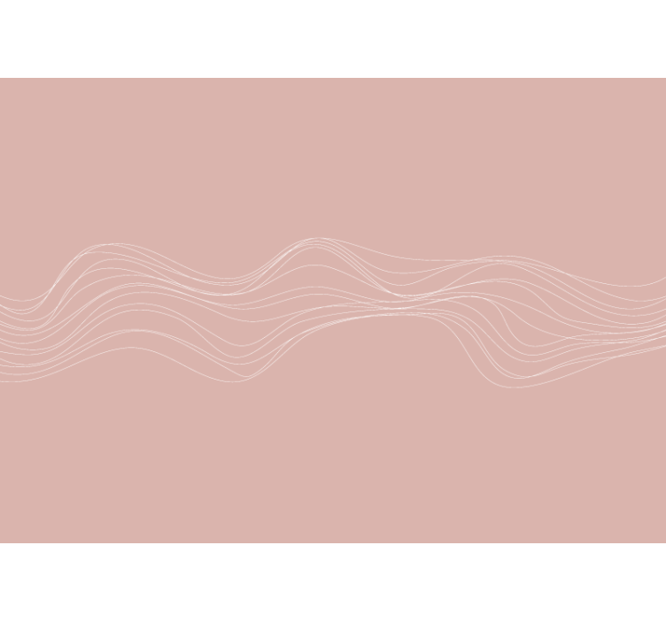 Texture and pattern wall mural elegant curved lines - TenStickers