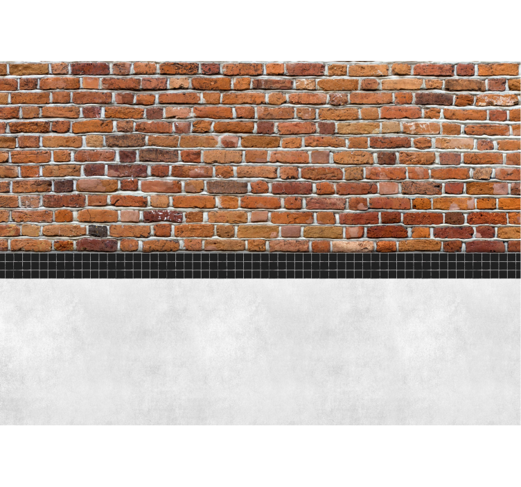 Bricks wallpaper wall mural - TenStickers