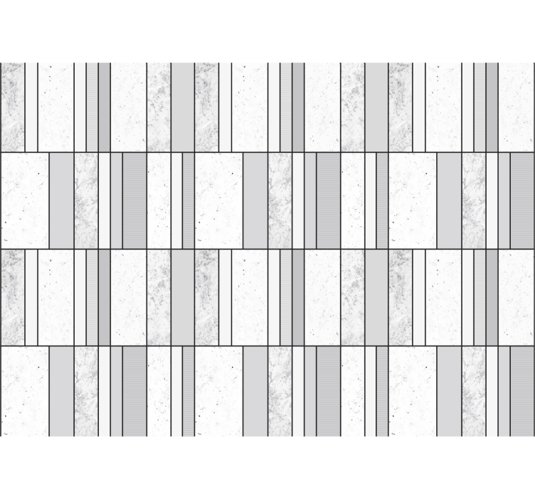 Black marble Lines bathroom mural - TenStickers