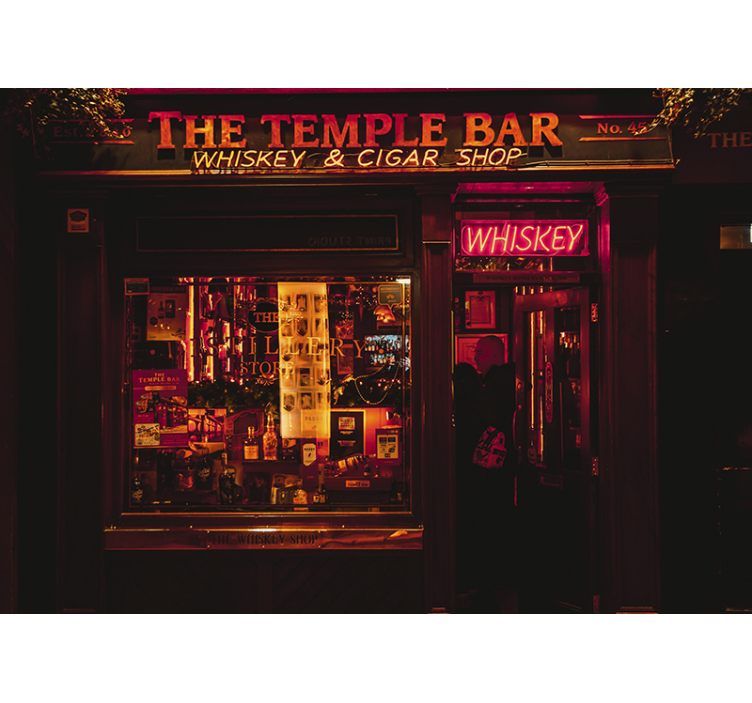 Dublin Pub City wall mural - TenStickers