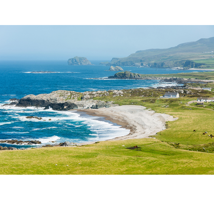 Malin head Ireland City wall mural - TenStickers