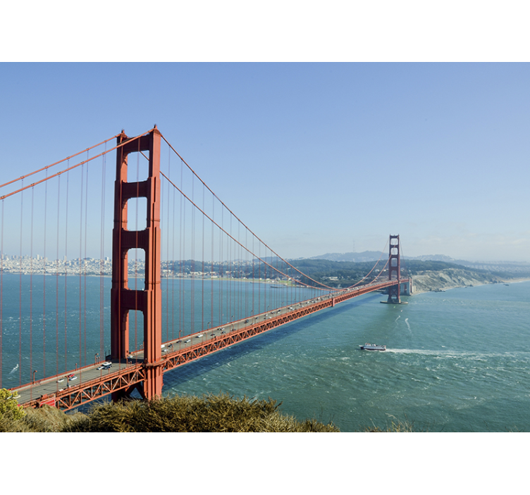 Golden Gate Bridge wall mural - TenStickers