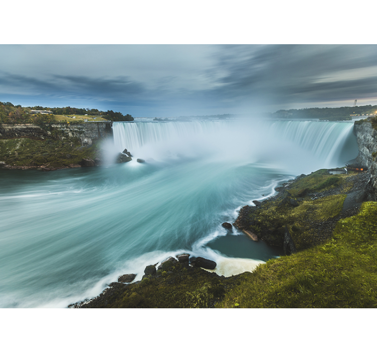Waterfall wall mural niagara falls view - TenStickers
