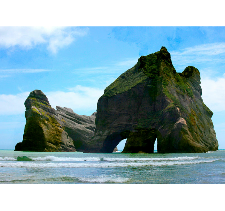 Grand Mountain Scenery mountain wall mural - TenStickers