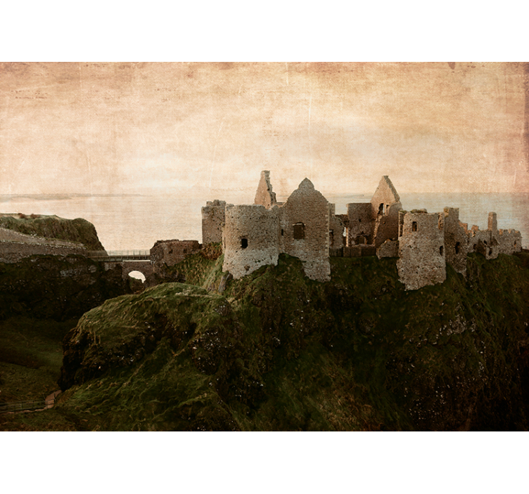 Dunluce Castle Northern wall mural - TenStickers