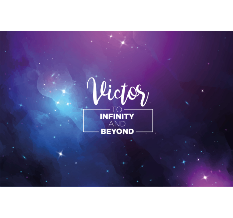 Fantasy wall mural galaxy adventure theme - TenStickers