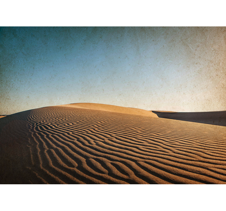 Desert wall mural sand dune serenity - TenStickers