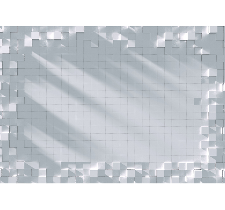 Texture and pattern wall mural geometric tile design - TenStickers