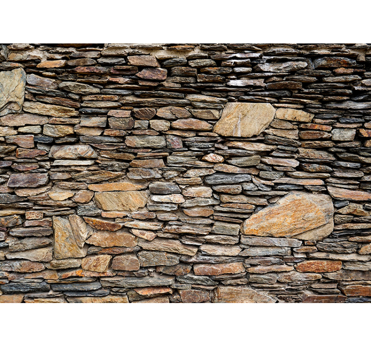 Stone wall stone wall mural - TenStickers