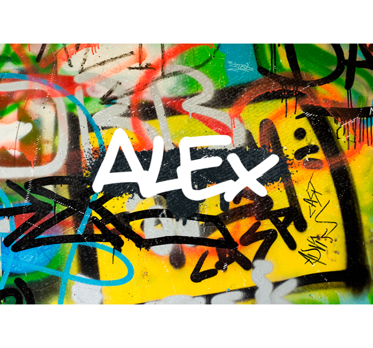 Vibrant City Artwork urban wall mural - TenStickers