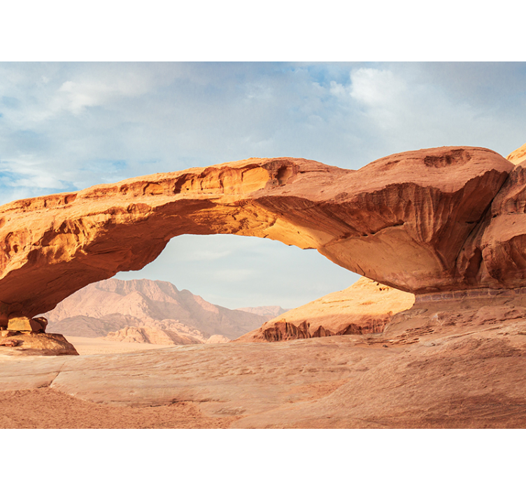 Landscape wall mural desert arch scene - TenStickers