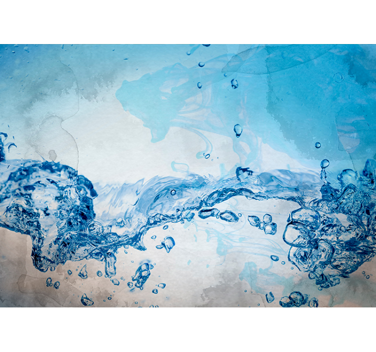 Refreshing Water Flow nature wall mural - TenStickers