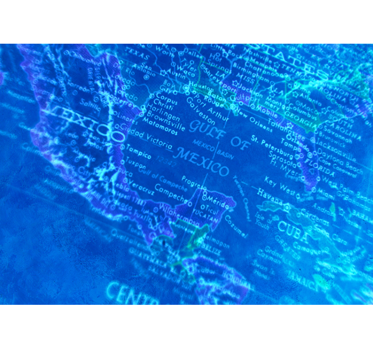 Vintage Map Design world map wall mural - TenStickers