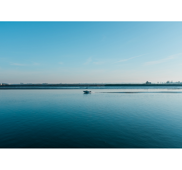 Landscape wall mural tranquil water scene - TenStickers