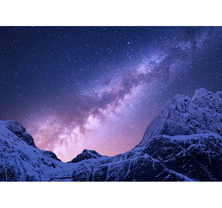 Space wall mural heavenly night sky - TenStickers