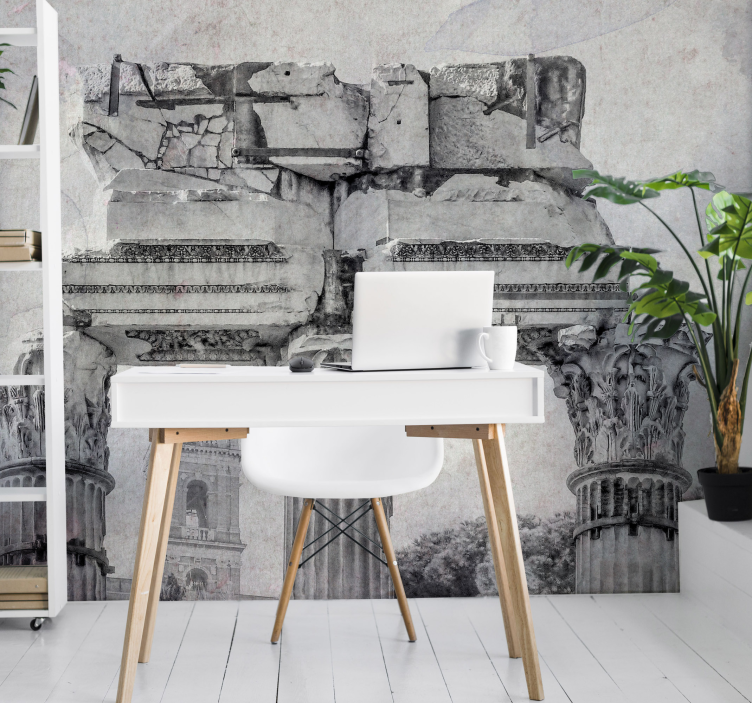 Ancient Architectural Elements classic art wall mural - TenStickers