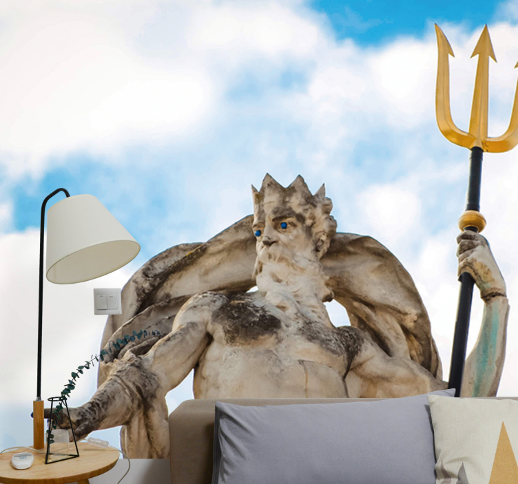 Art wall mural mythical ocean ruler - TenStickers