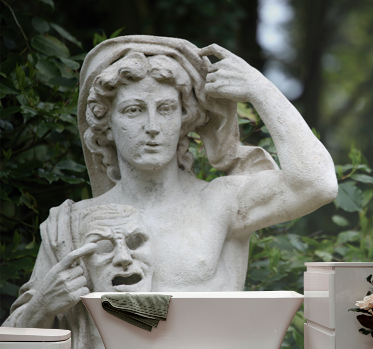 Classic art wall mural classical sculpture showcase - TenStickers