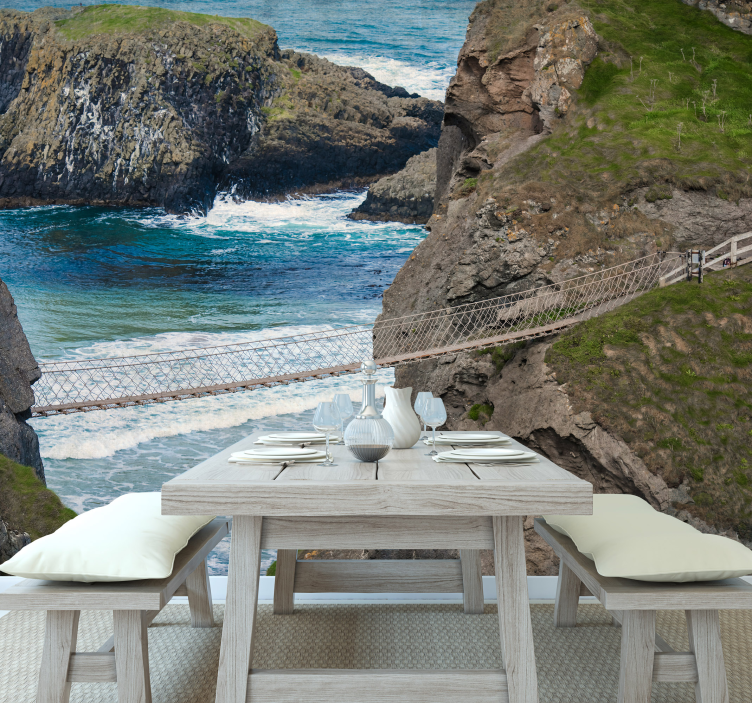 Coastal causeway northern Ireland wall mural - TenStickers