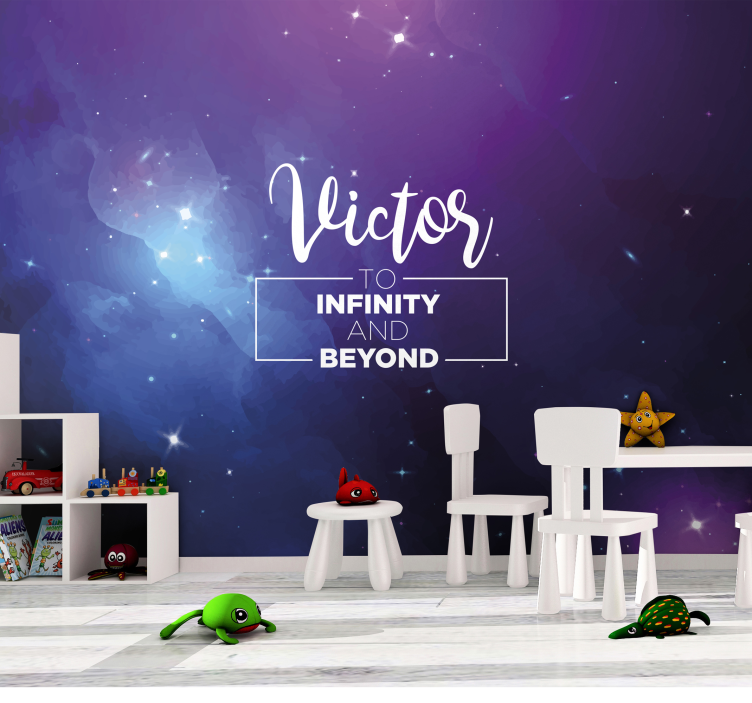 Fantasy wall mural galaxy adventure theme - TenStickers