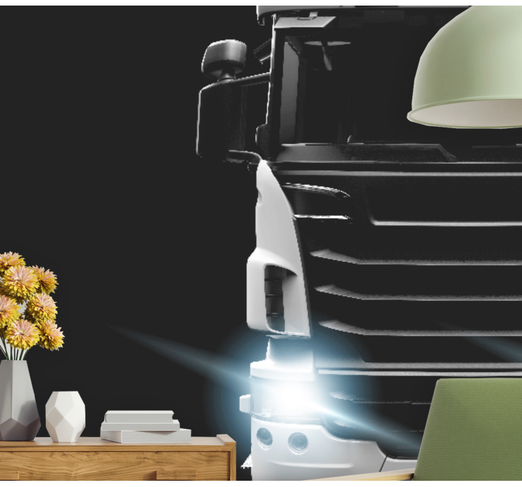 Front Heavy Truck vehicle wall mural - TenStickers