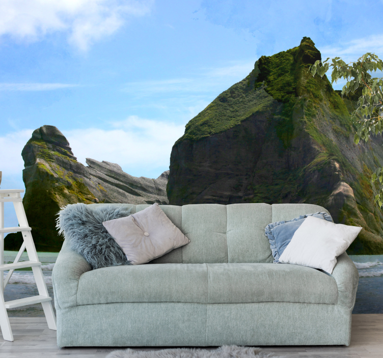 Grand Mountain Scenery mountain wall mural - TenStickers