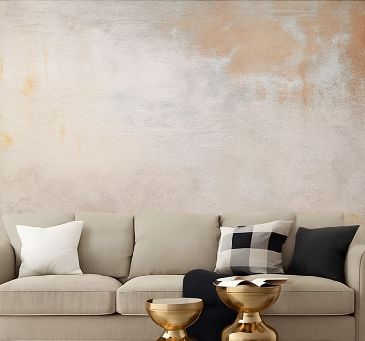 Industrial rustic elegance living room wall mural - TenStickers