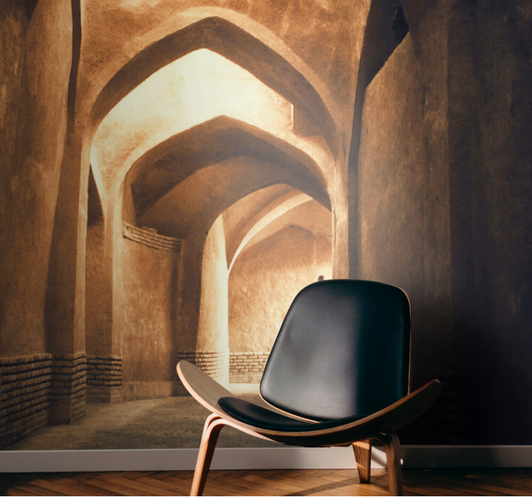 Landscape wall mural ancient archways passage - TenStickers