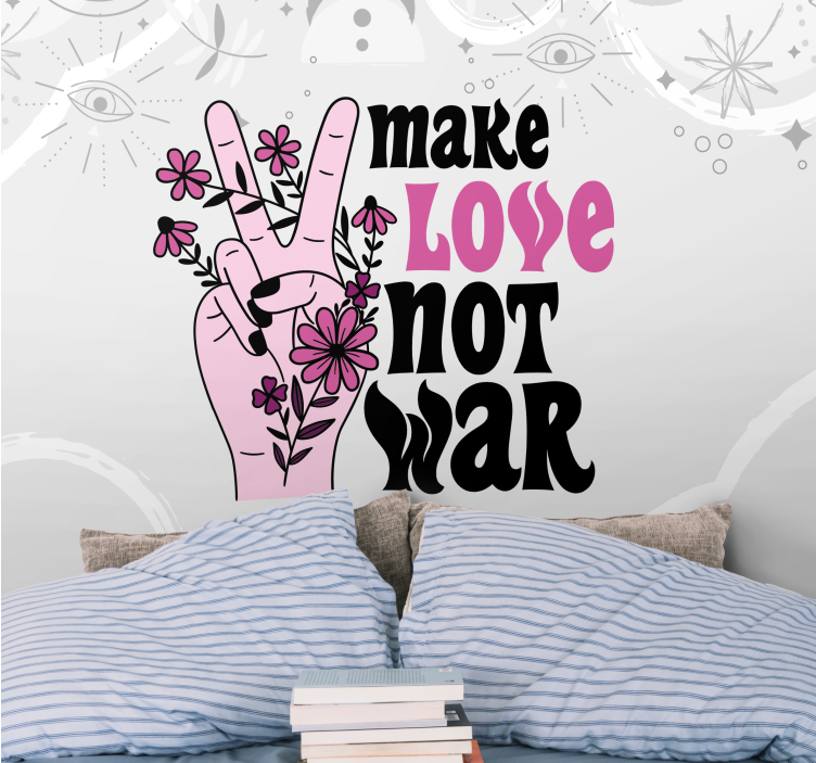 Love wall mural create affection not conflict - TenStickers