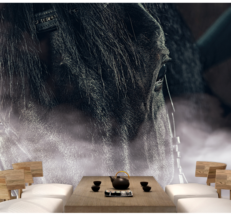 Majestic Horse Close-Up animal wall mural - TenStickers