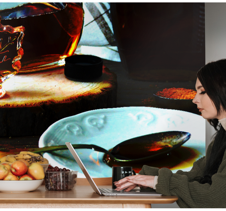 Maple Syrup Delight urban wall mural - TenStickers