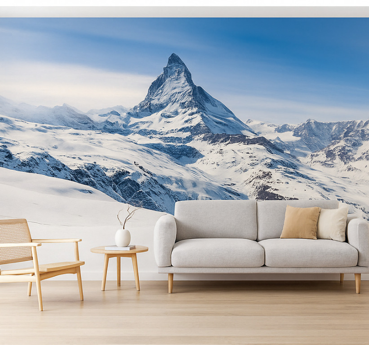 Matterhorn, Switzerland mountain wall mural - TenStickers