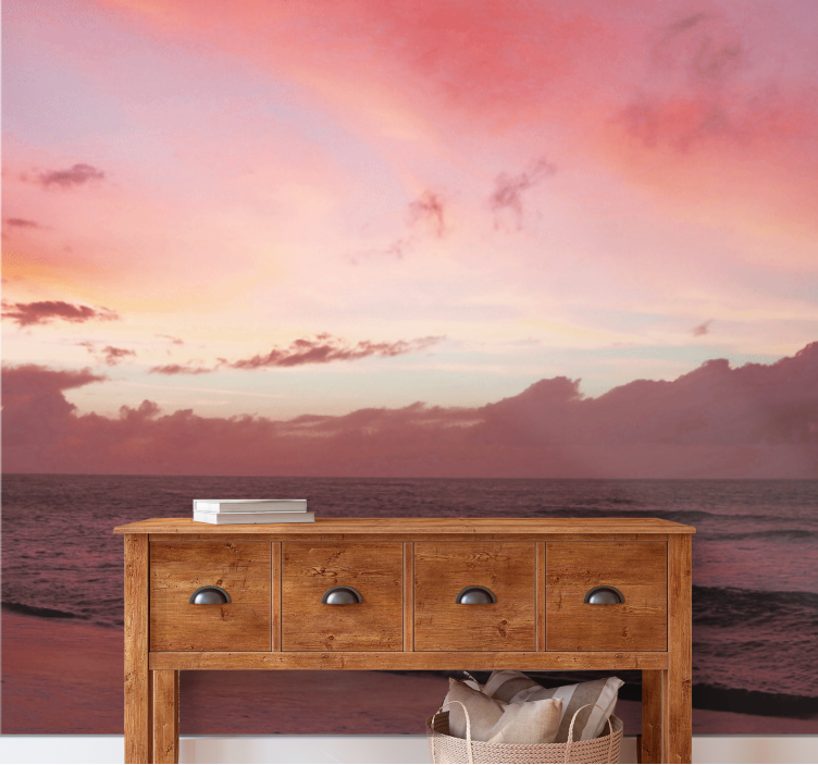 Nature wall mural tranquil sea view - TenStickers