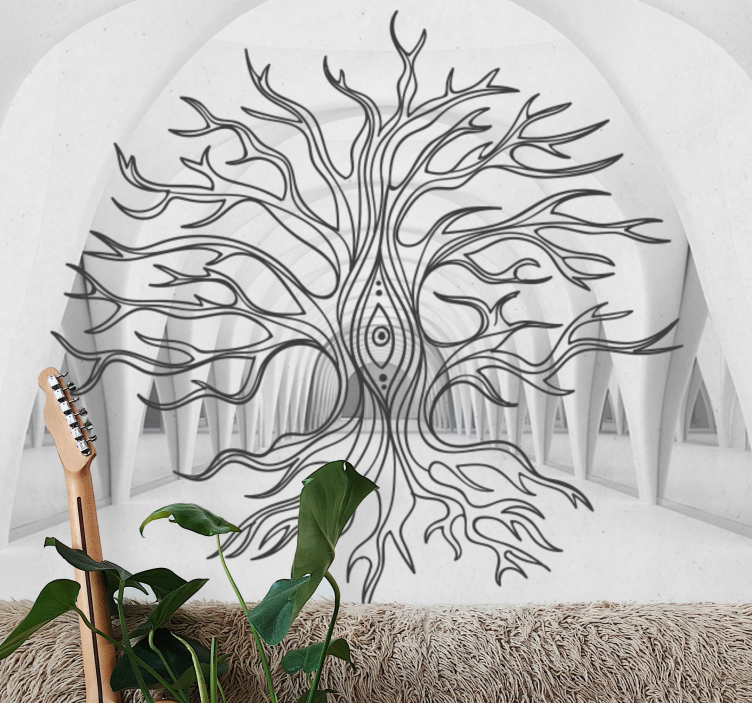 Nature wall mural tree symbolism - TenStickers