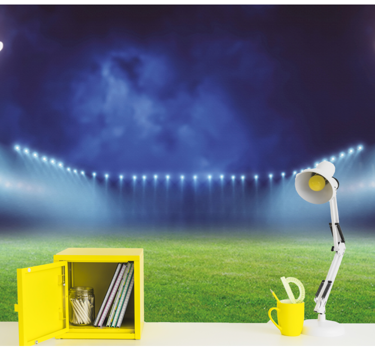 Stadium Lights Night city wall mural - TenStickers