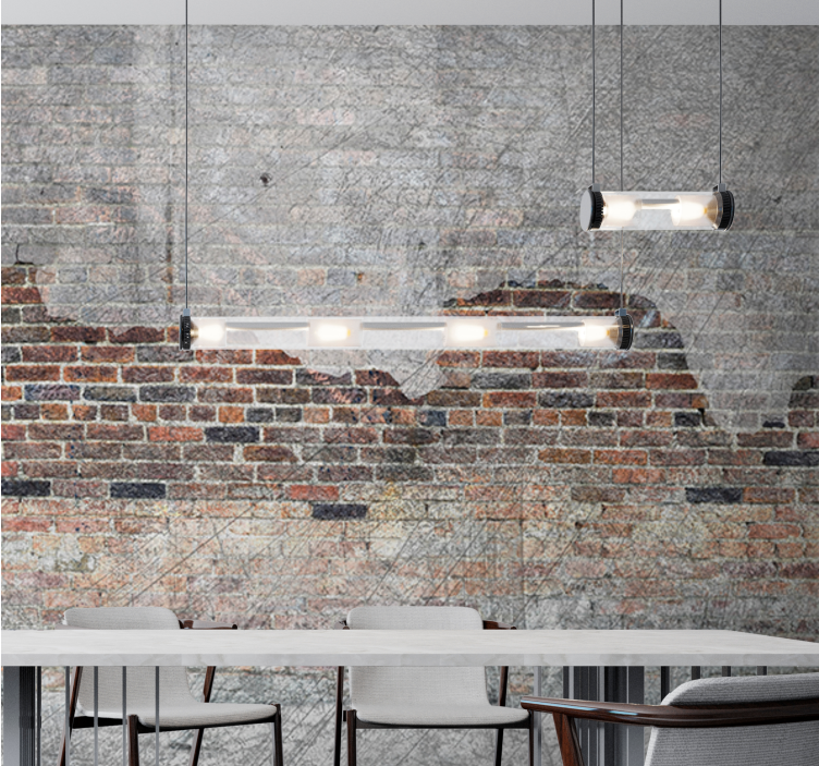 Stone wall mural urban brick texture - TenStickers