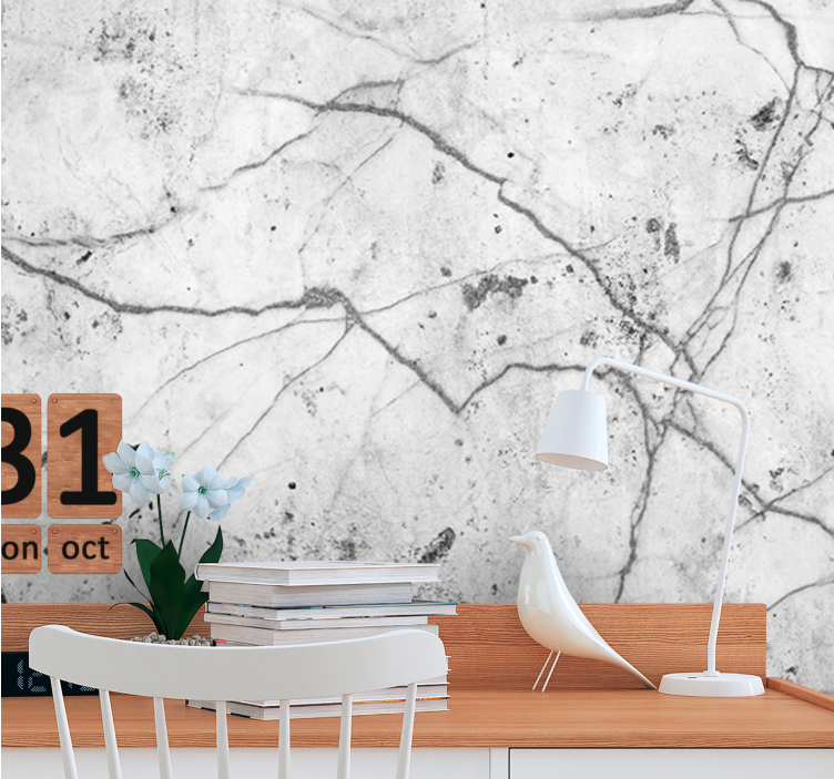 Texture and pattern wall mural elegant marble design - TenStickers