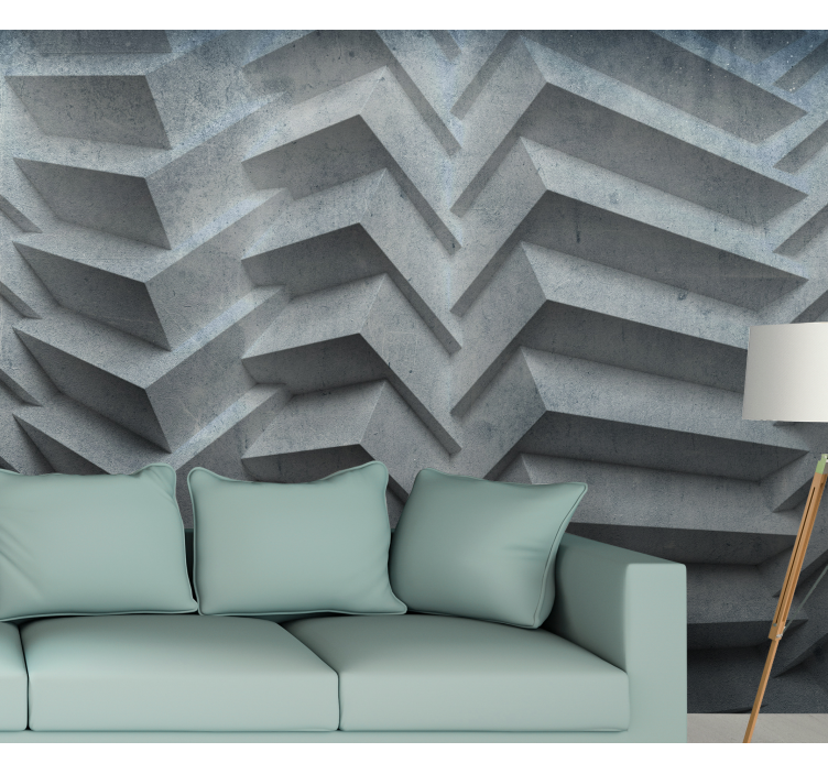 Texture and pattern wall mural geometric designs - TenStickers