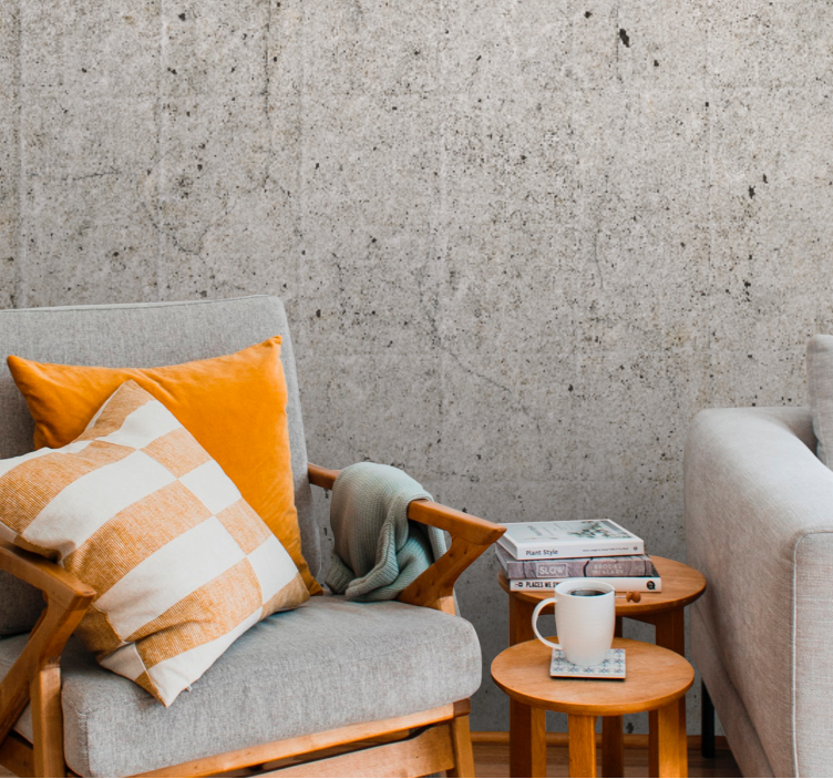Texture and pattern wall mural rough concrete surface - TenStickers
