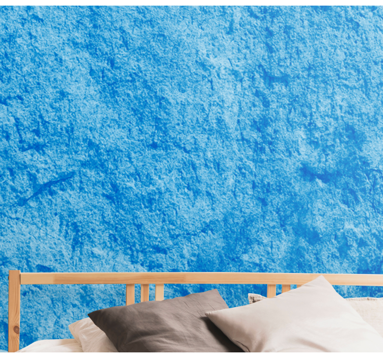 Texture and pattern wall mural rugged blue surface - TenStickers