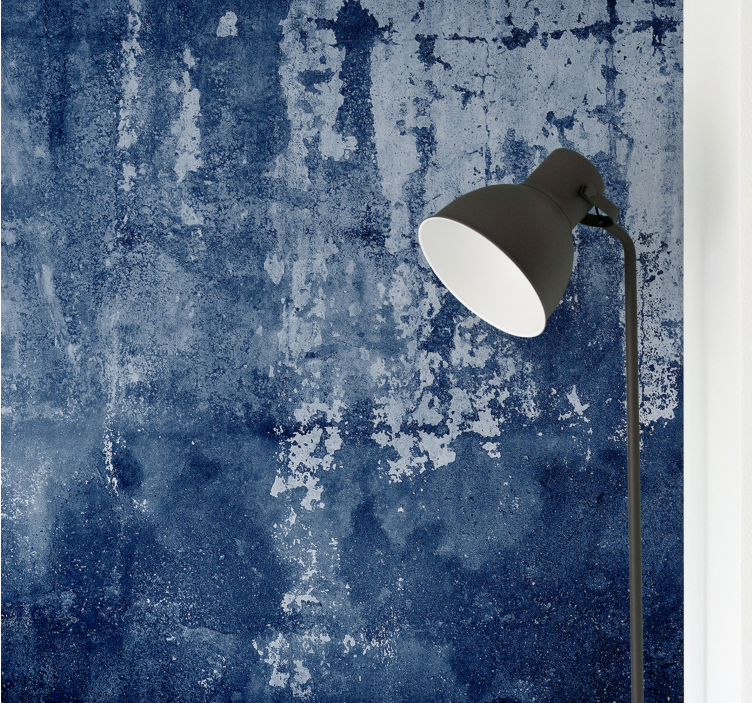 Texture and pattern wall mural textured blue surface - TenStickers