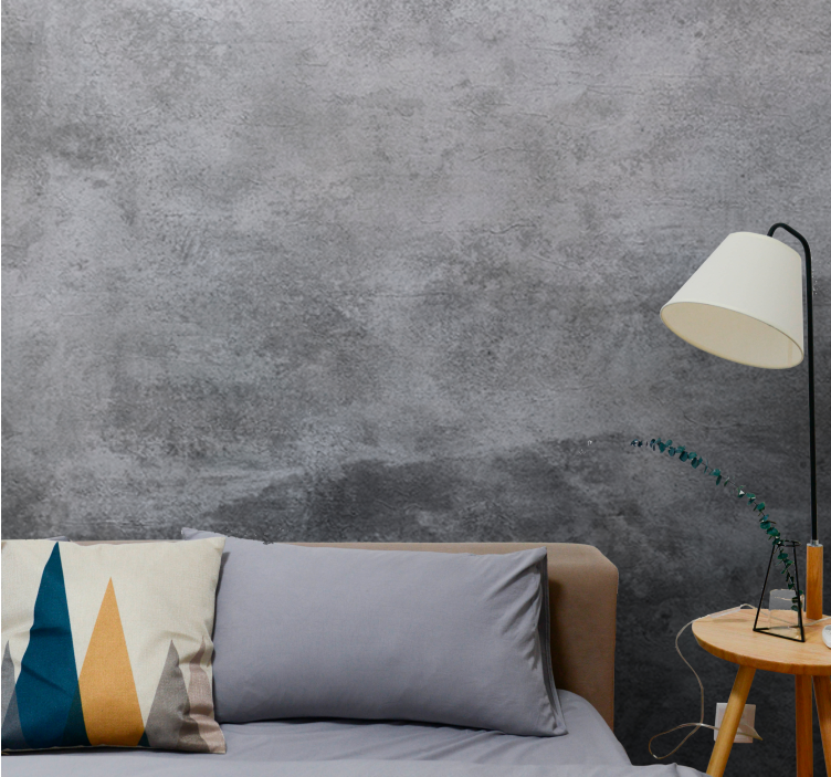 Texture and pattern wall mural textured cement finish - TenStickers