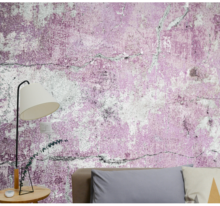 Texture and pattern wall mural textured pink surface - TenStickers