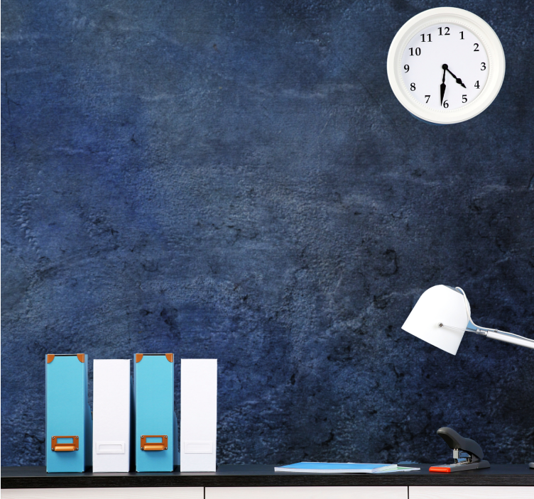 Deep blue texture and pattern wall mural - TenStickers