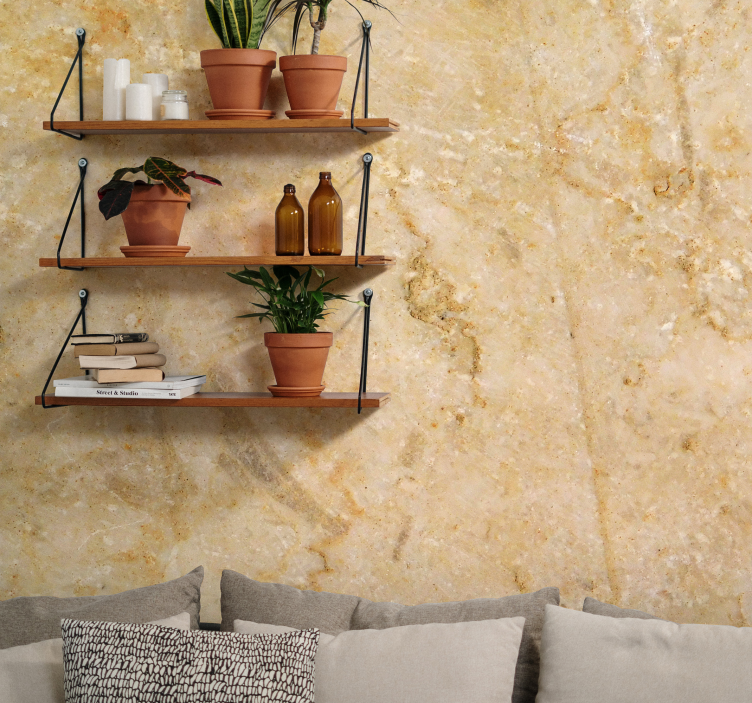 Textured wall mural elegant stone backdrop - TenStickers